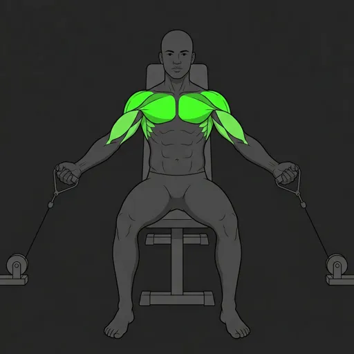 Incline Cable Flye: arms open wide, deep chest stretch