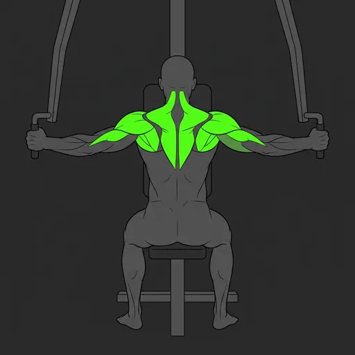 Rear Delt Fly: arms pulled back in wide arc behind shoulders